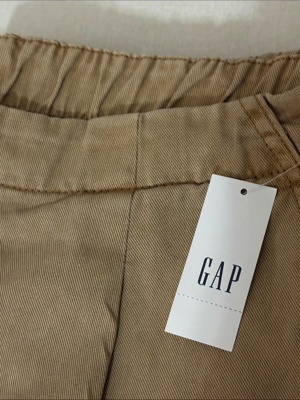 GAP High Rise Pleated Relaxed Wide-Leg Khakis - Size L - Picture 11 of 11